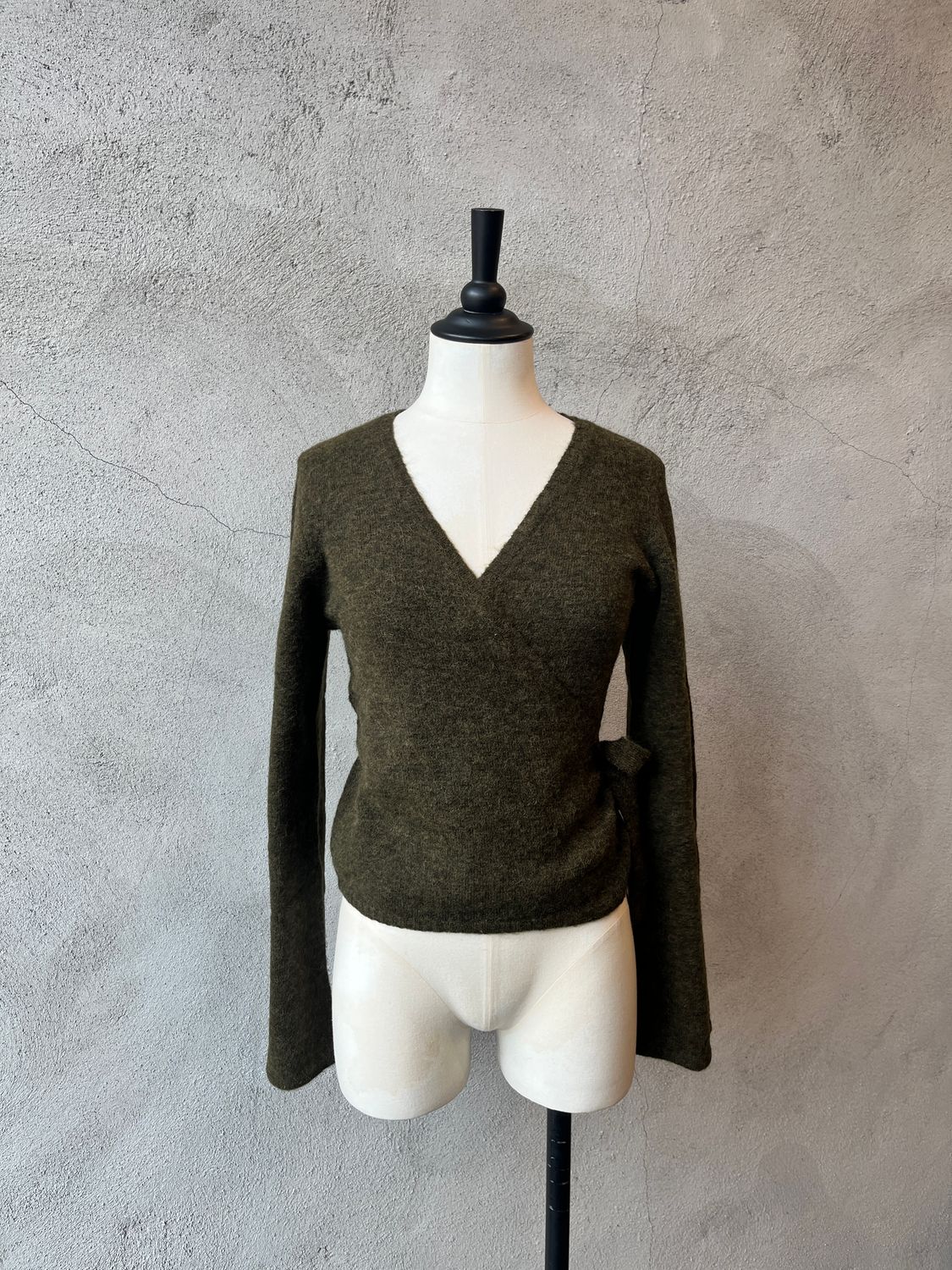 Enada Wrap V-neck Knit 7454