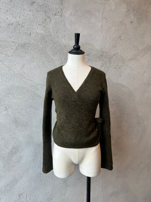 Enada Wrap V-neck Knit 7454