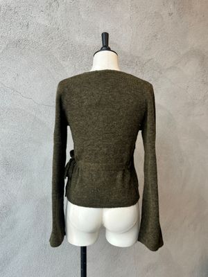 Enada Wrap V-neck Knit 7454