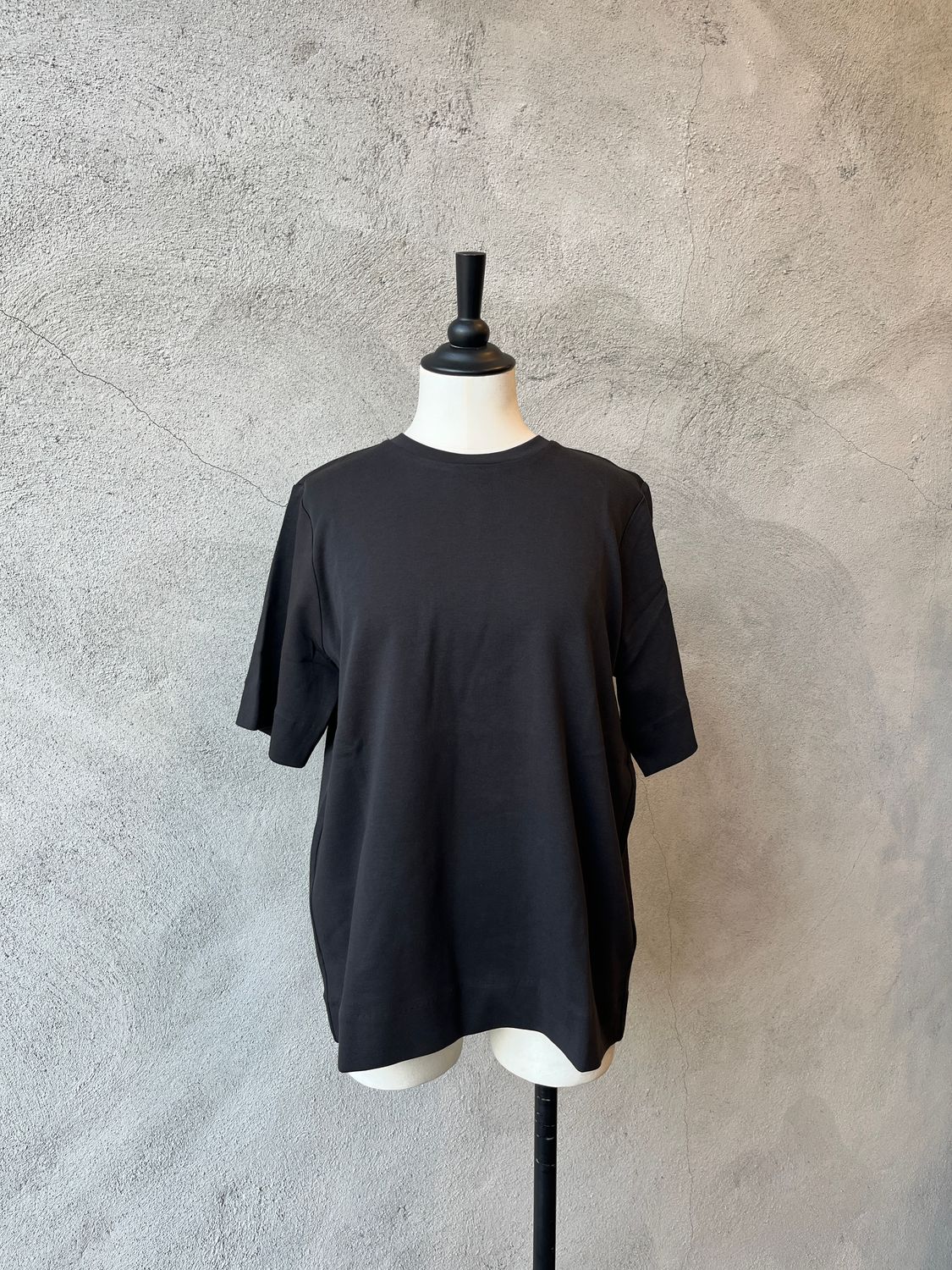 LukeIW Base Boxy, Color: Black, Size: XS