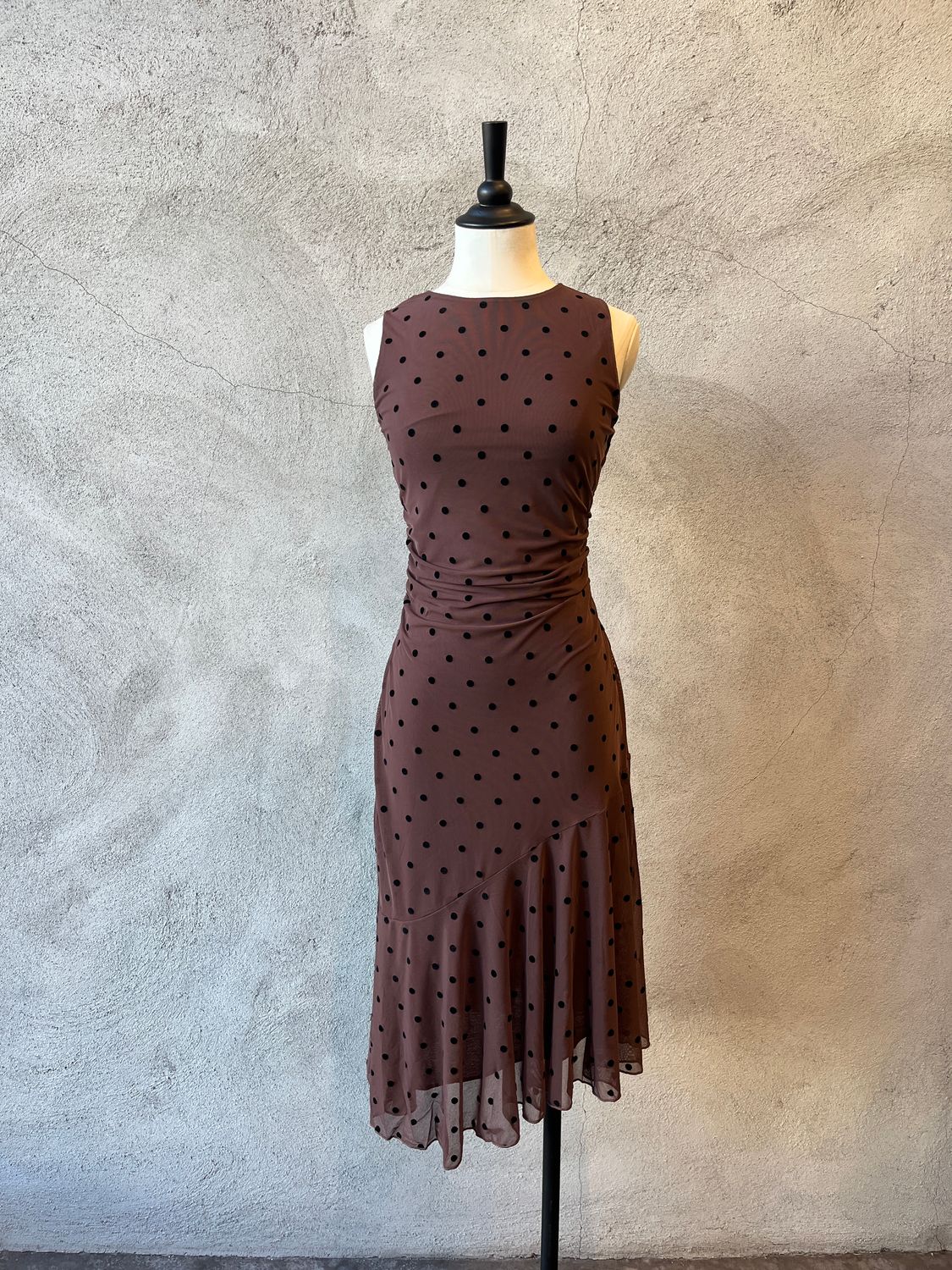 Daija Polka-Dot Dress
