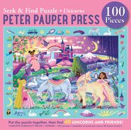 Unicorns Seek &amp; Find 100-Piece Jigsaw Puzzle