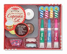 Melissa &amp; Doug Bake &amp; Decorate Cupcake Set