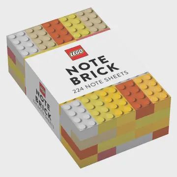Lego Note Brick (Yellow-Orange)