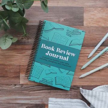 Book Review Journal (Notebook/Log)