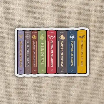 Throne of Glass Series Sticker, 3-inch