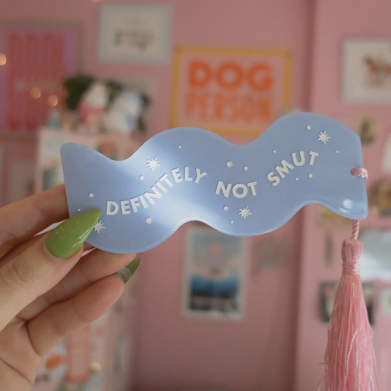 Definitely Not Smut Acrylic Bookmark