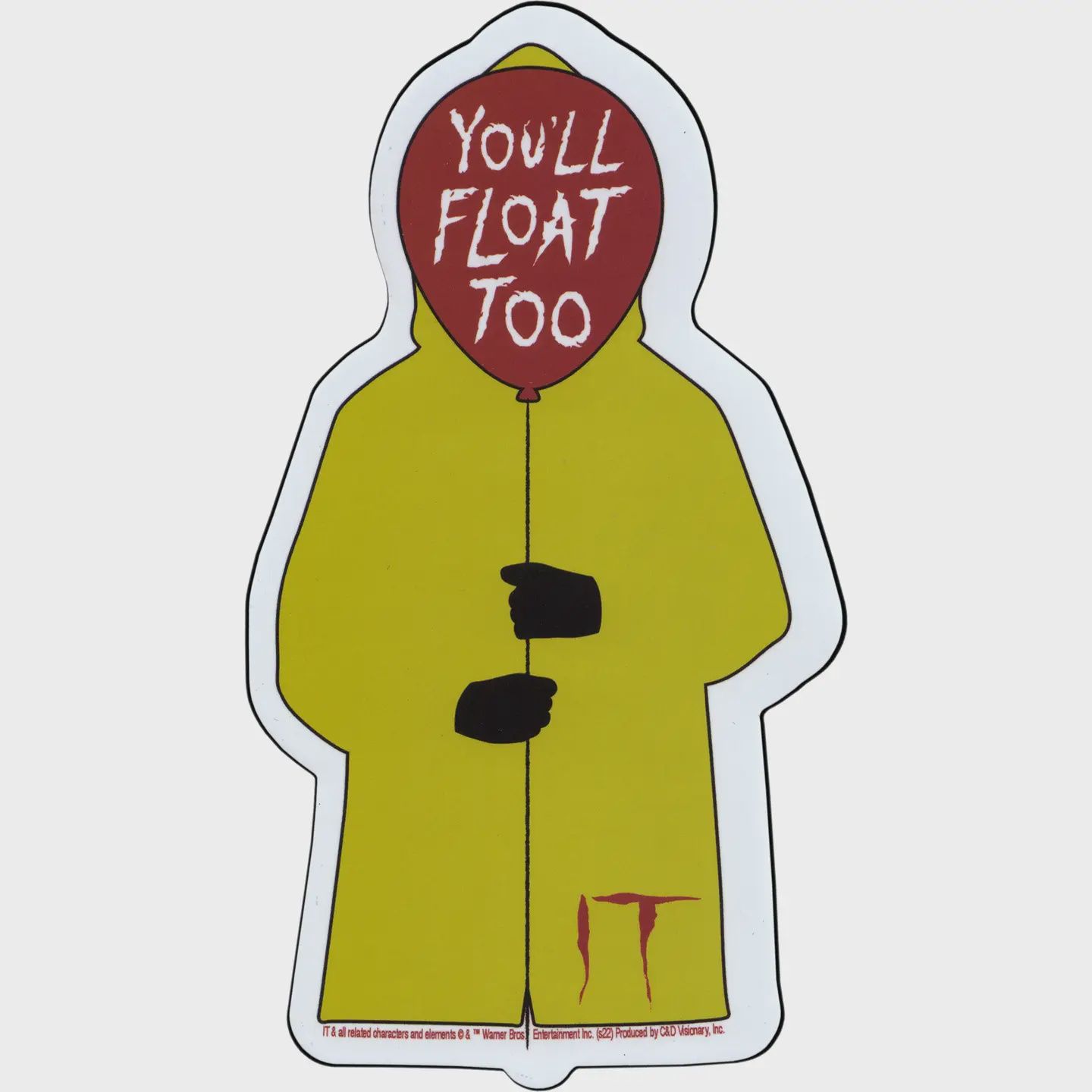 Sticker - King, Stephen - It! &quot;You&#39;ll Float Too&quot;