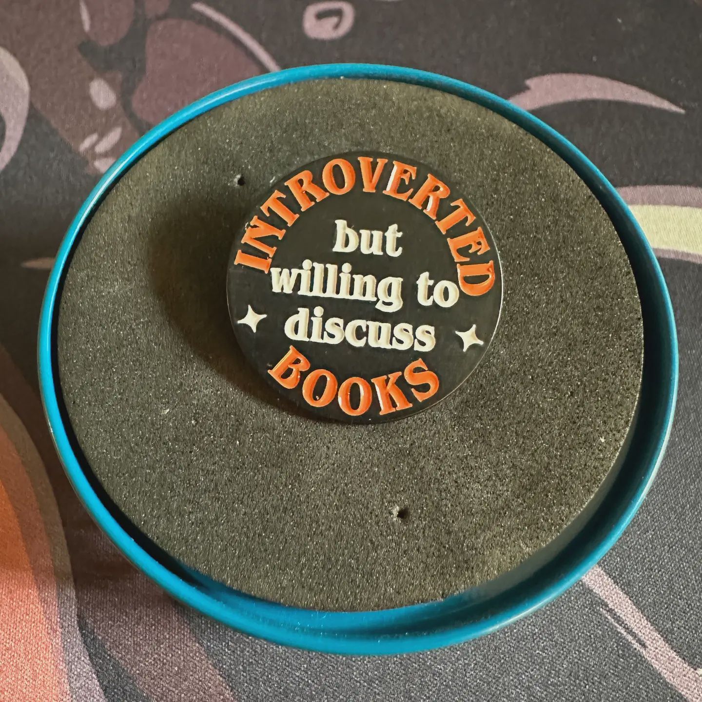 Introverted, But Willing To Discuss Books - Pin