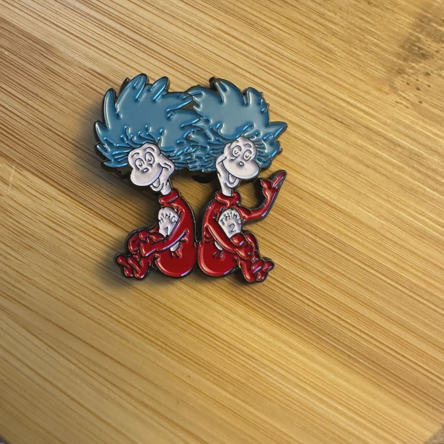 Thing One and Thing Two Pin - Dr. Seuss