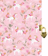 Unicorn Blooms Locking Journal