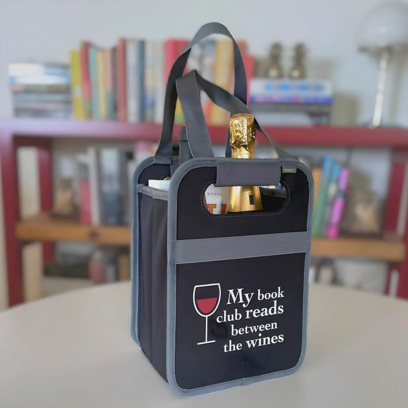 Wine and Book Tote