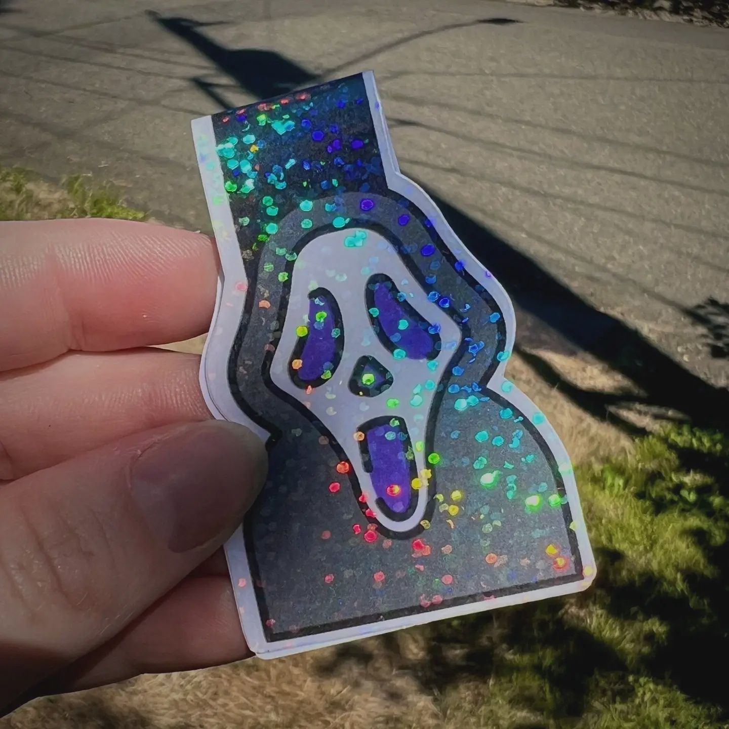 Ghost Face Magnetic Bookmark