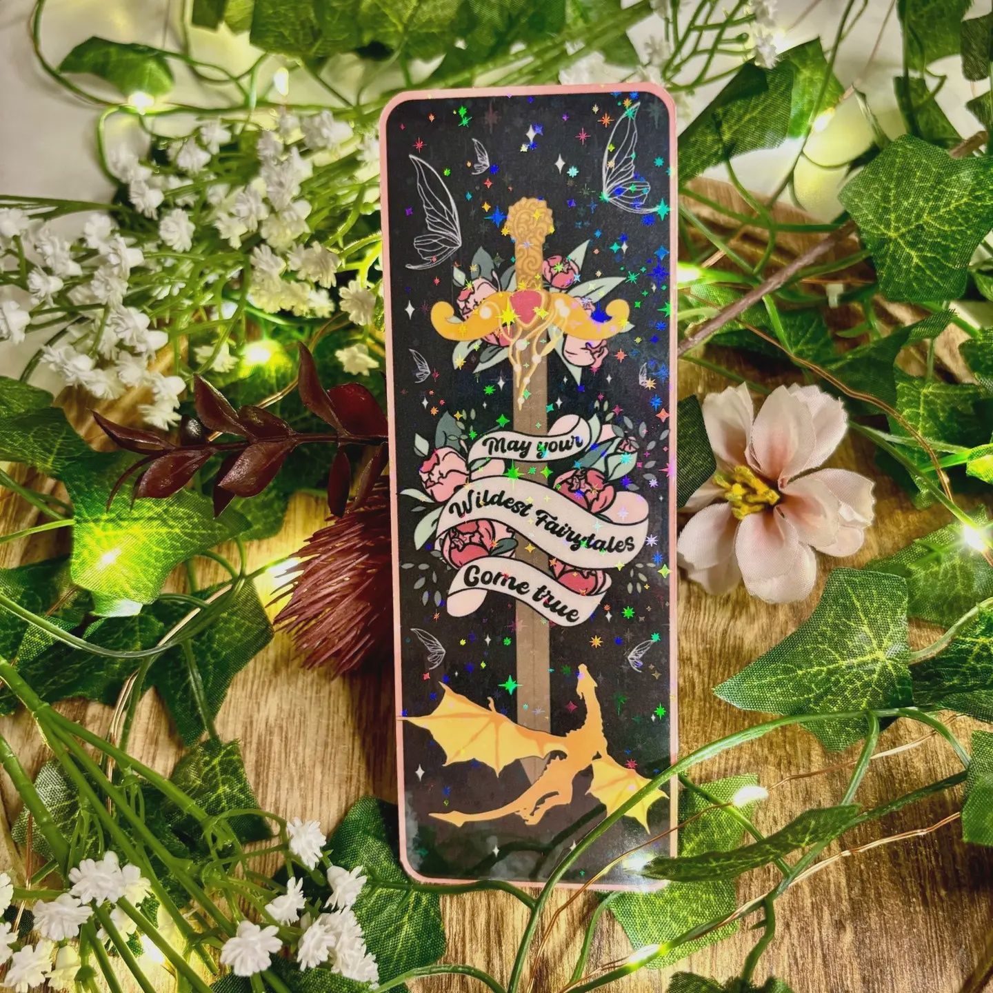 Fairytales Come True Fully Laminated Cardstock Bookmark