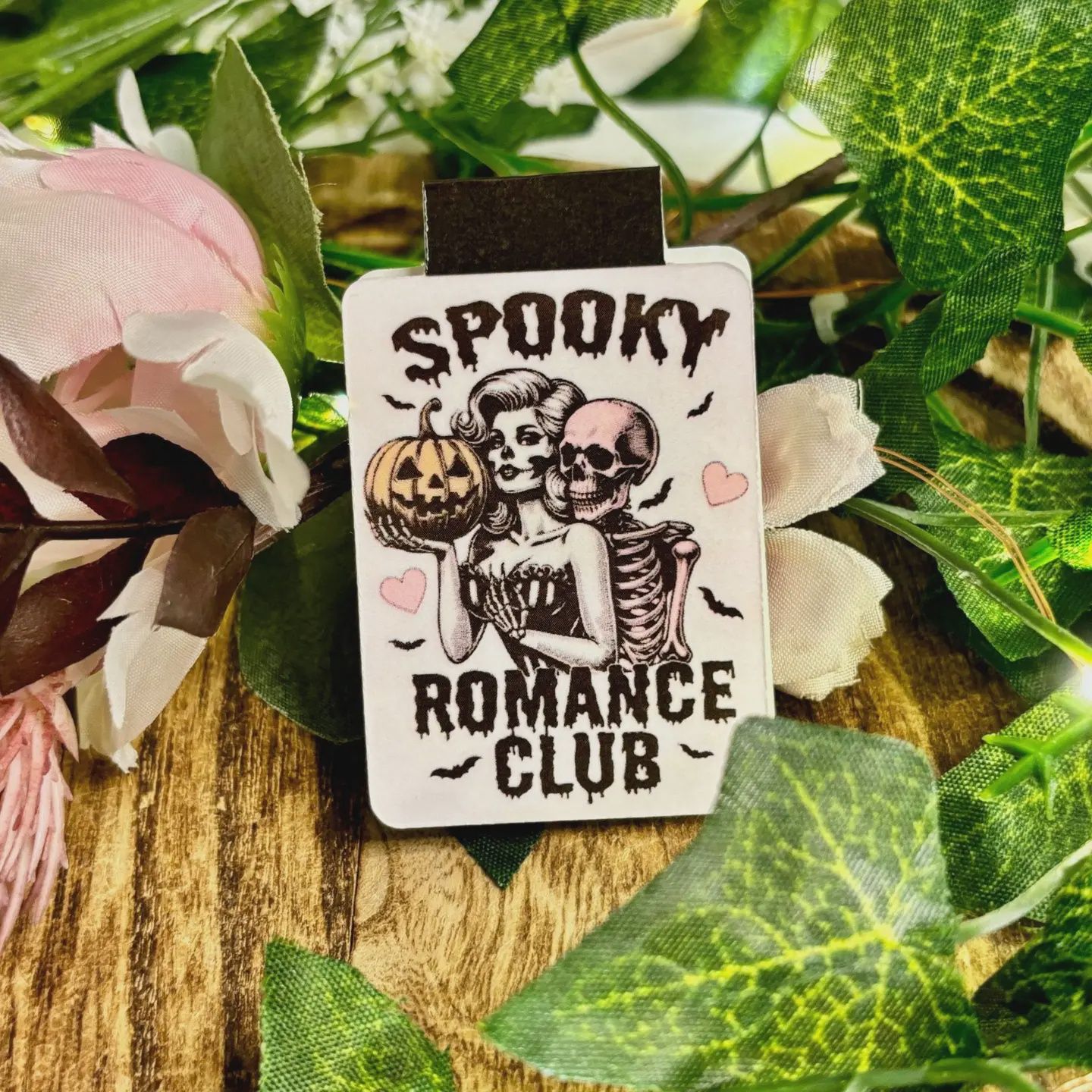 Spooky Romance Club Magnetic Bookmark
