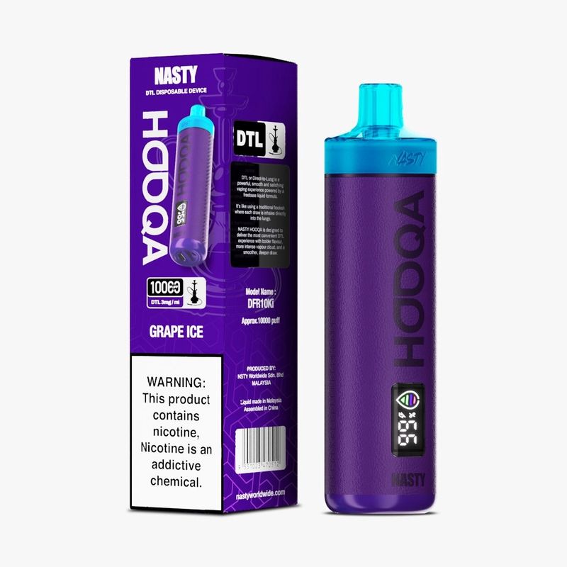 Nasty Hooqa 10k - Bad Blood (Blackcurrant Mint) 3mg