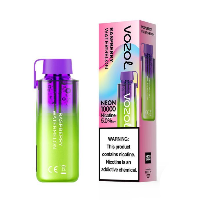 Vozol Neon 10k Raspberry Watermelon 50mg