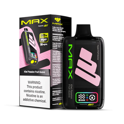 Nasty Max 30k Kiwi Passion Fruit Guava 50mg