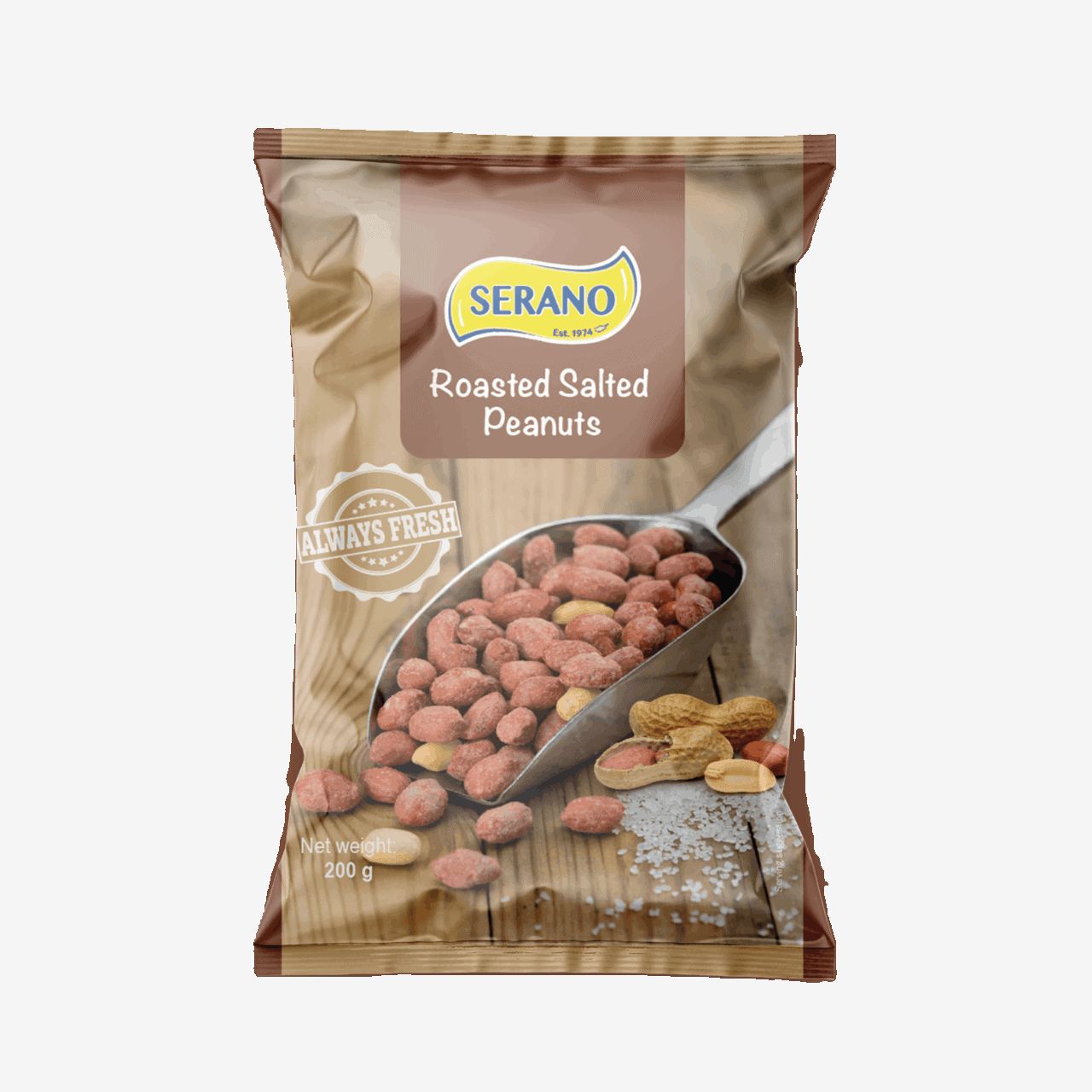 Serano Mini Redskin Giant Roasted Nuts 50GR