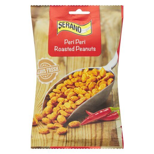 Serano Mini Roasted Peri-Peri Peanuts 40GR