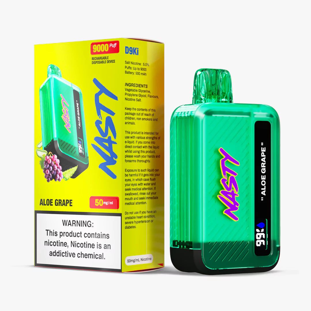 Nasty Bar D9Ki - Aloe Grape 50mg
