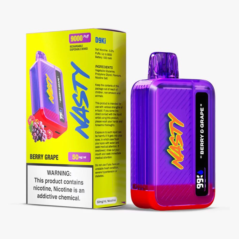 Nasty Bar D9KI - Berry & Grape 50mg