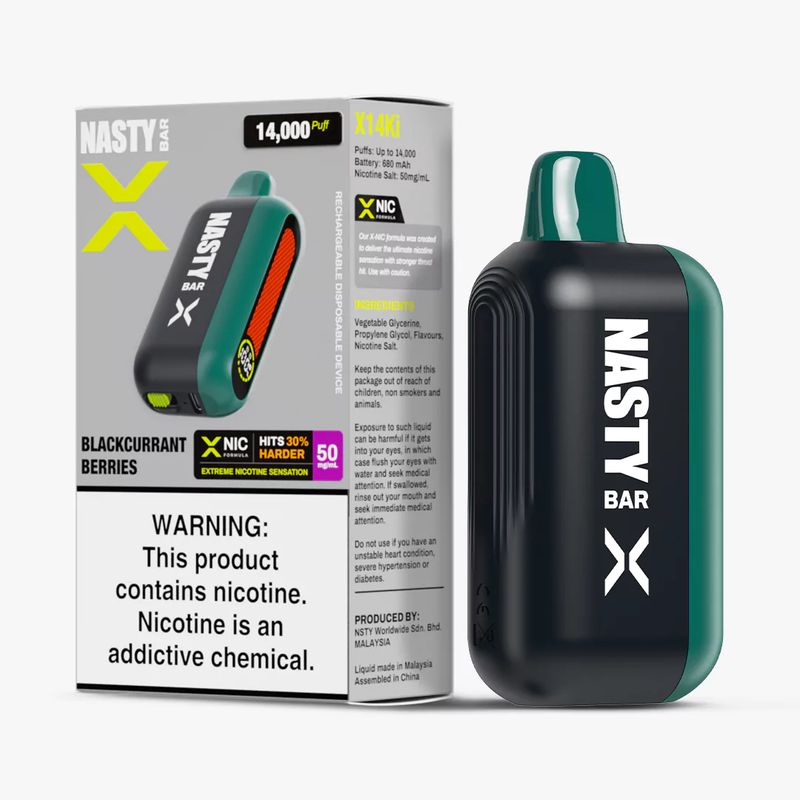 Nasty Bar X14KI - Blackcurrent Berries