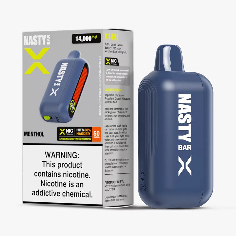 Nasty Bar X14KI - Menthol
