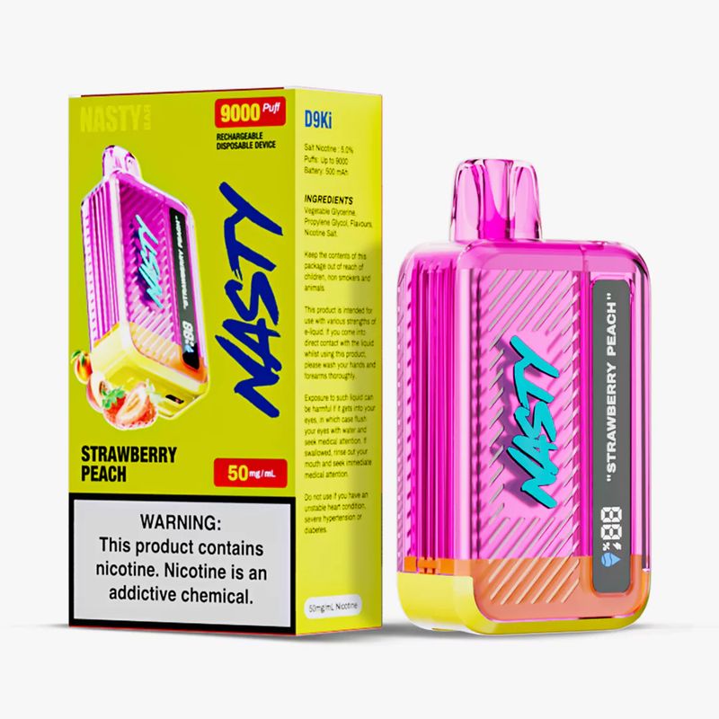 Nasty Bar D9Ki - Strawberry Peach 50mg