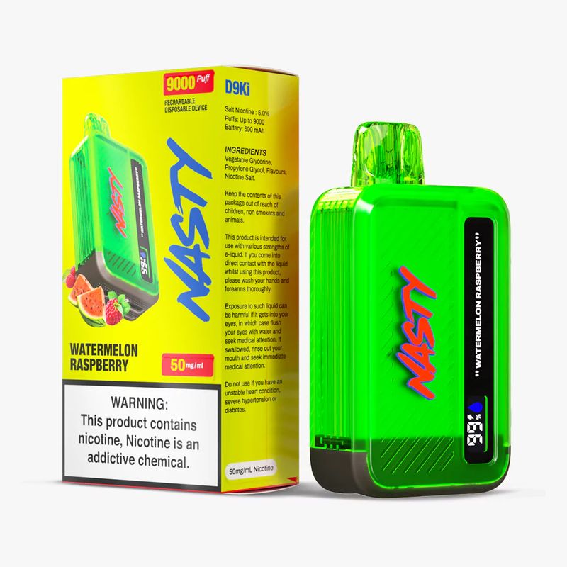 Nasty Bar D9KI - Watermelon Raspberry 50mg