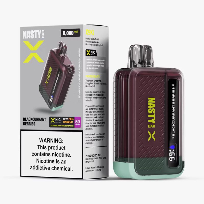 Nasty Bar X9KI - Blackcurrent Berries