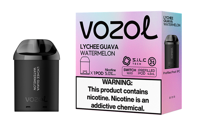 Vozol Switch 1600 – Lychee Guava Watermelon Pod