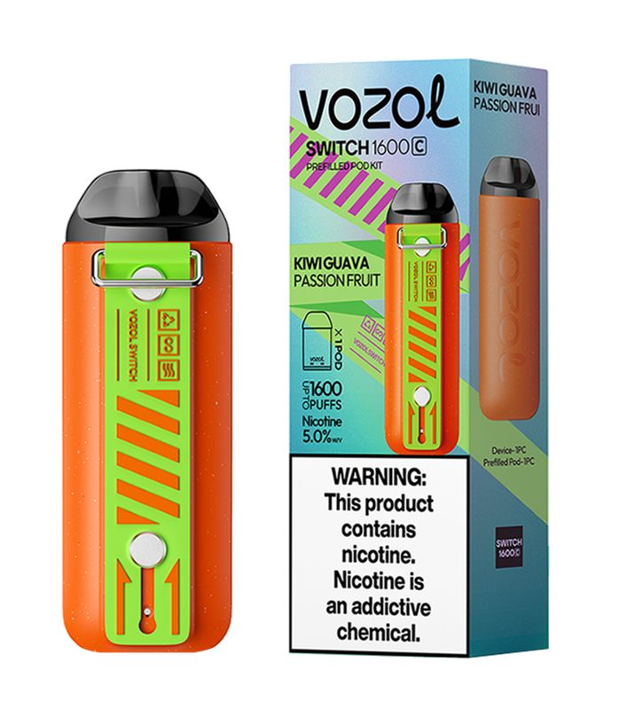 Vozol Switch 1600 – Kiwi Guava Passion Fruit Kit