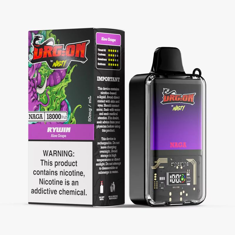 Nasty Bar DragOn 18k Aloe Grape 50mg