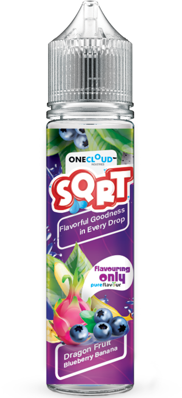 One Cloud SQRT Dragon Fruit Blueberry Banana 60ml (Longfill)