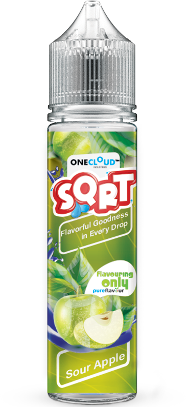 One Cloud SQRT Sour Apple 60ml (Longfill)