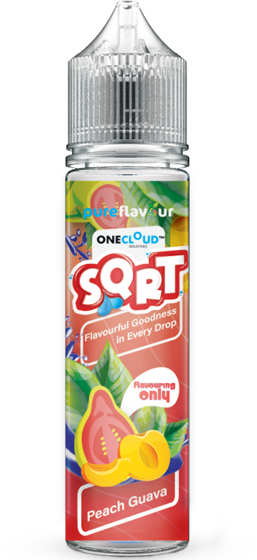 One Cloud SQRT Peach Guava 60ml (Longfill)