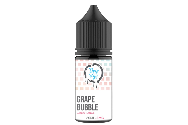 Drip 'n' Go - Grape Bubble 30ml (3mg Nic Salt)