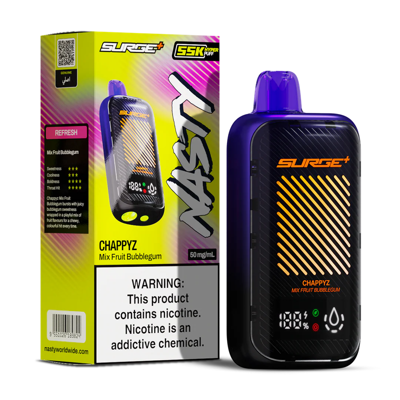 Nasty Surge 55k Mixed Fruit Bubblegum 50mg
