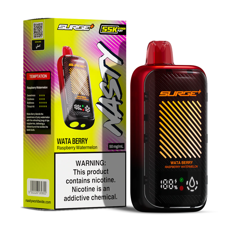 Nasty Surge 55k Raspberry Watermelon 50mg