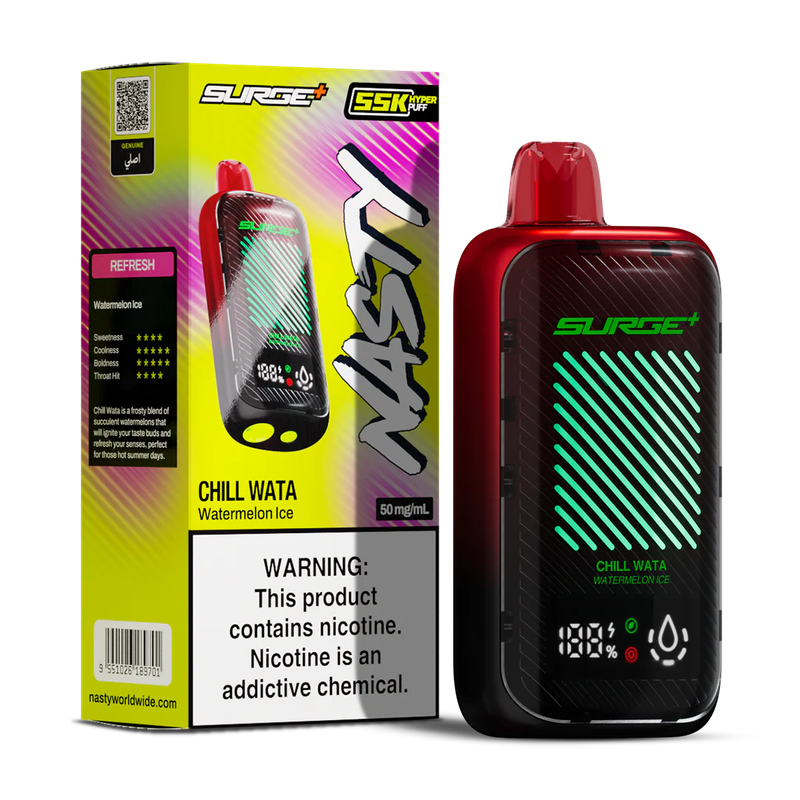 Nasty Surge 55k Watermelon Ice 50mg