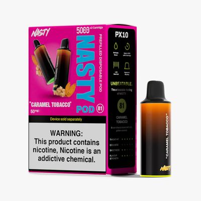 Nasty PX 10k Pod Caramel Tabacco 50mg (Pod only)
