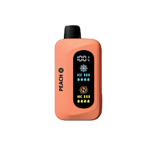 BLVK 40K ELITE ICE + NIC - Peach 50mg