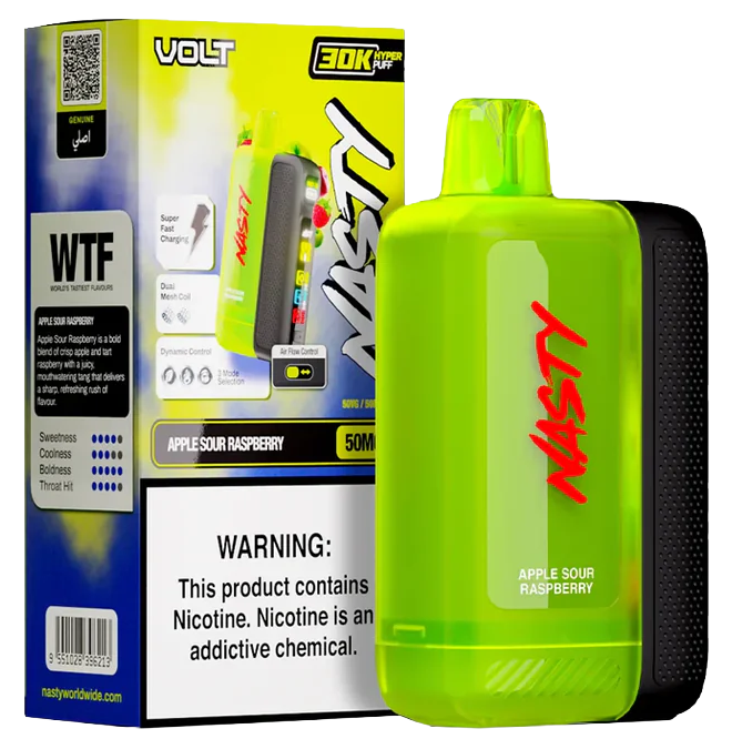 Nasty Volt 30k - Apple Sour Raspberry 50mg