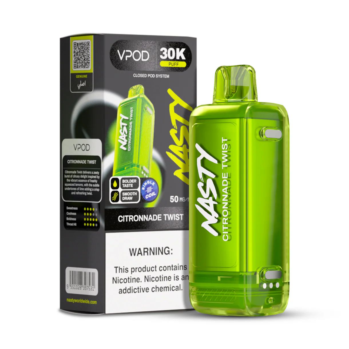 Nasty Vpod 30k Citronade Twist