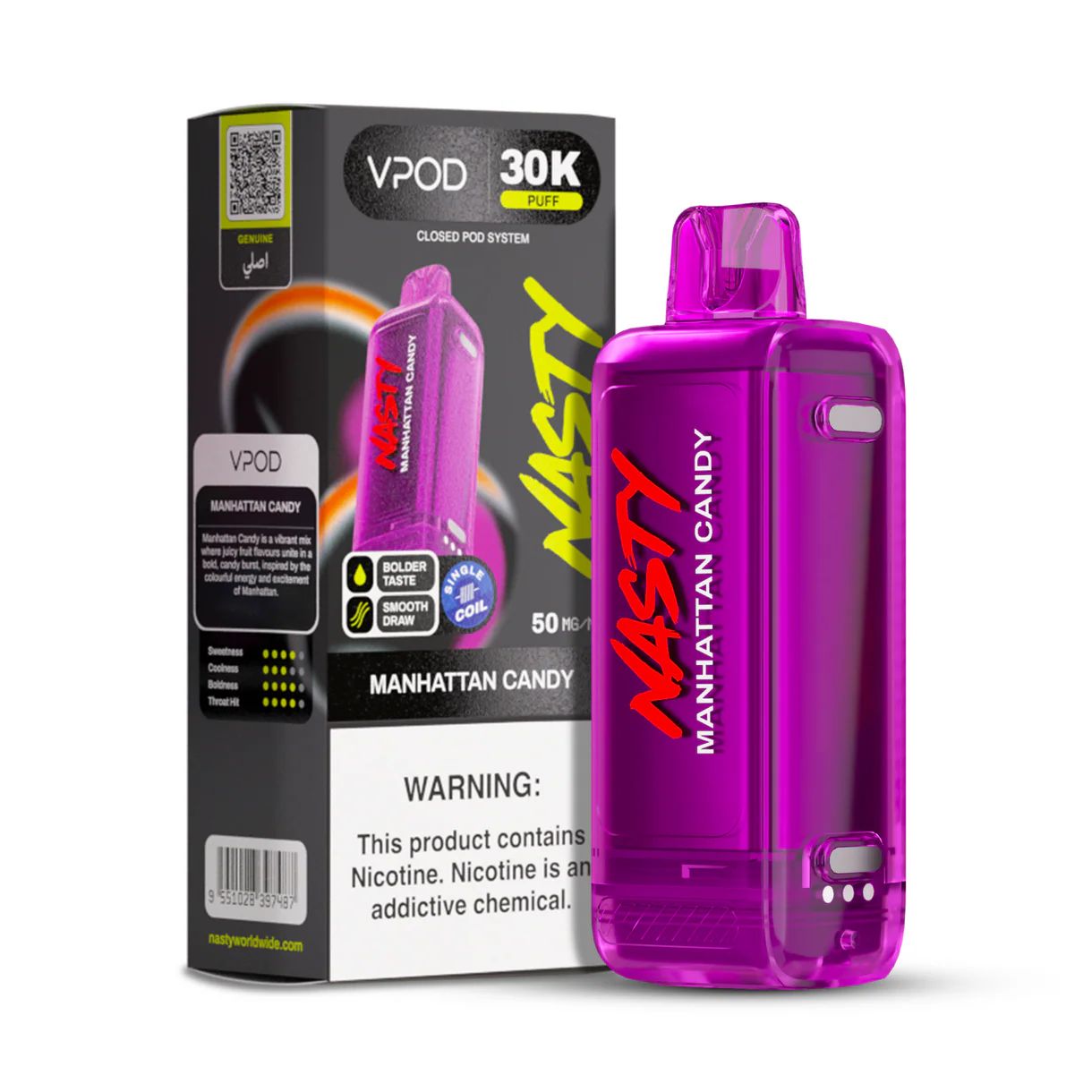 Nasty Vpod 30k Manhattan Candy