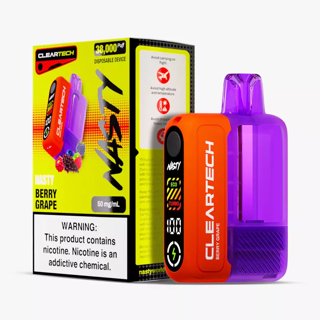 Nasty Bar Cleartech 38k - Berry Grape 50mg