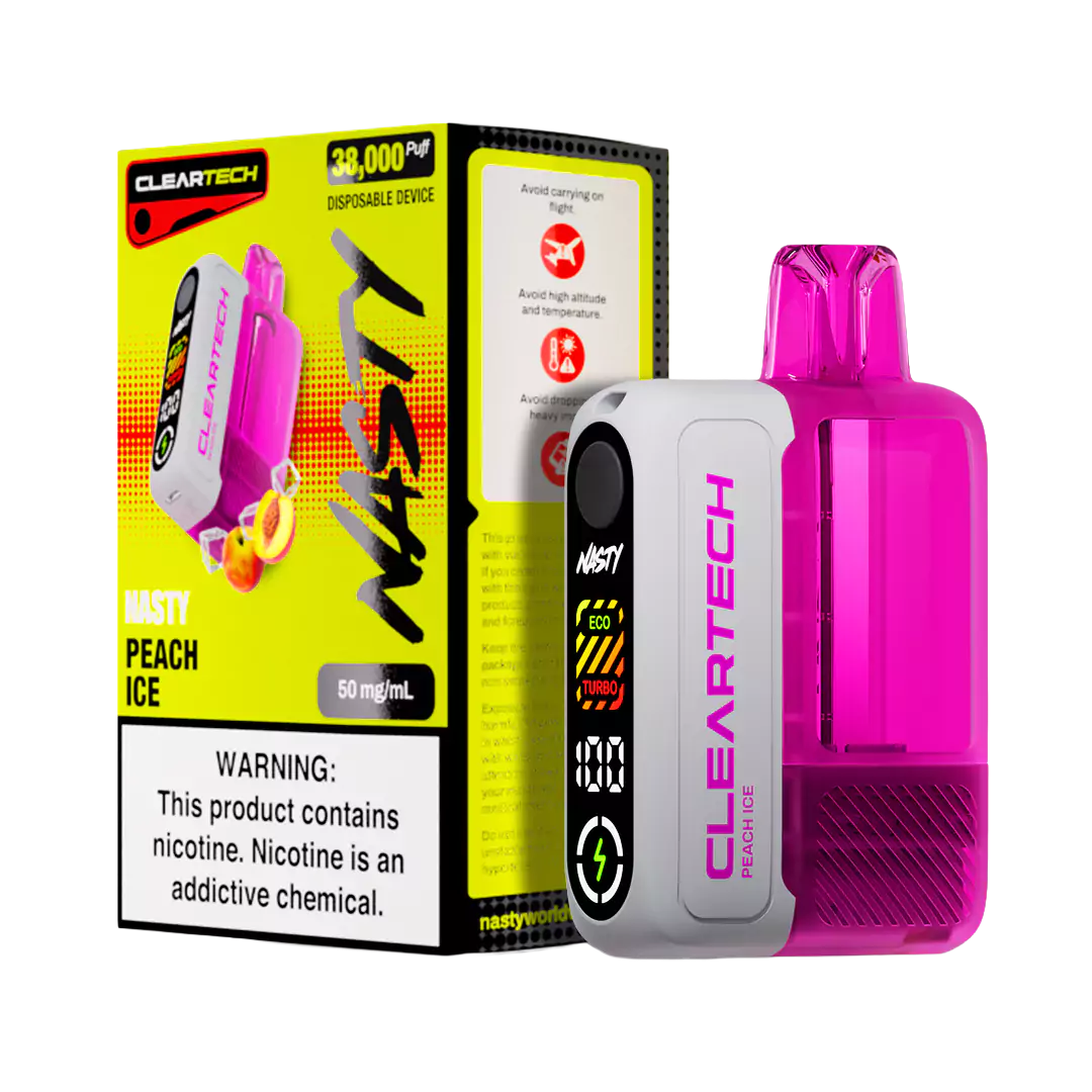 Nasty Cleartech 38k - Peach Ice 50mg
