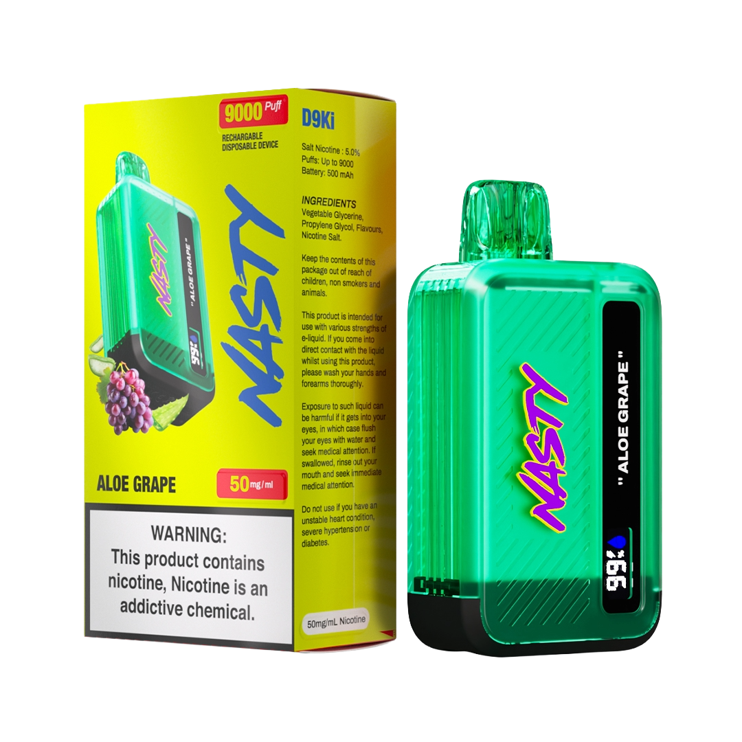 Nasty D9Ki - Aloe Grape 50mg