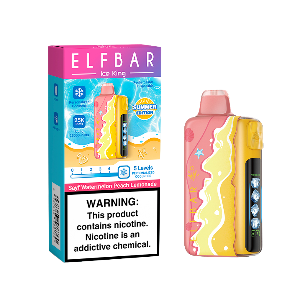Elfbar Ice King 25k (Summer edition) W/melon Peach Lemonade 50mg